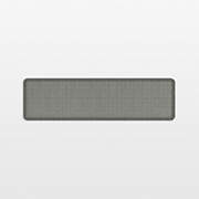 Crate & Barrel GelPro Comfort Grey Pin Check Kitchen Mat 20"x48"