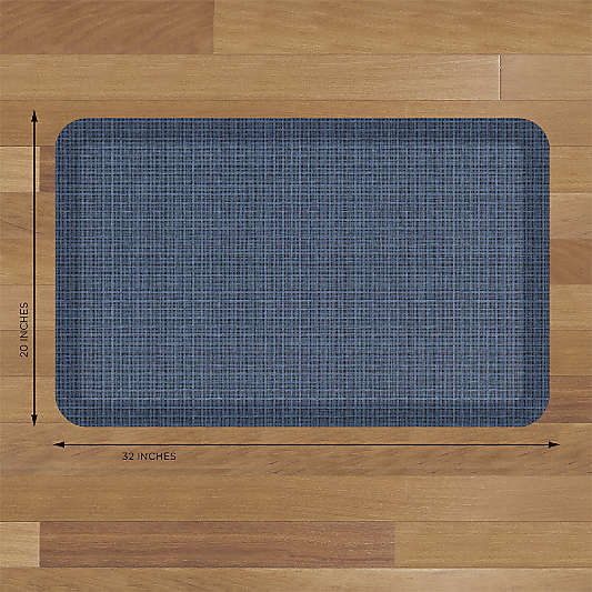 GelPro Designer Comfort Tweed High Tide Kitchen Mat, 20"x32"