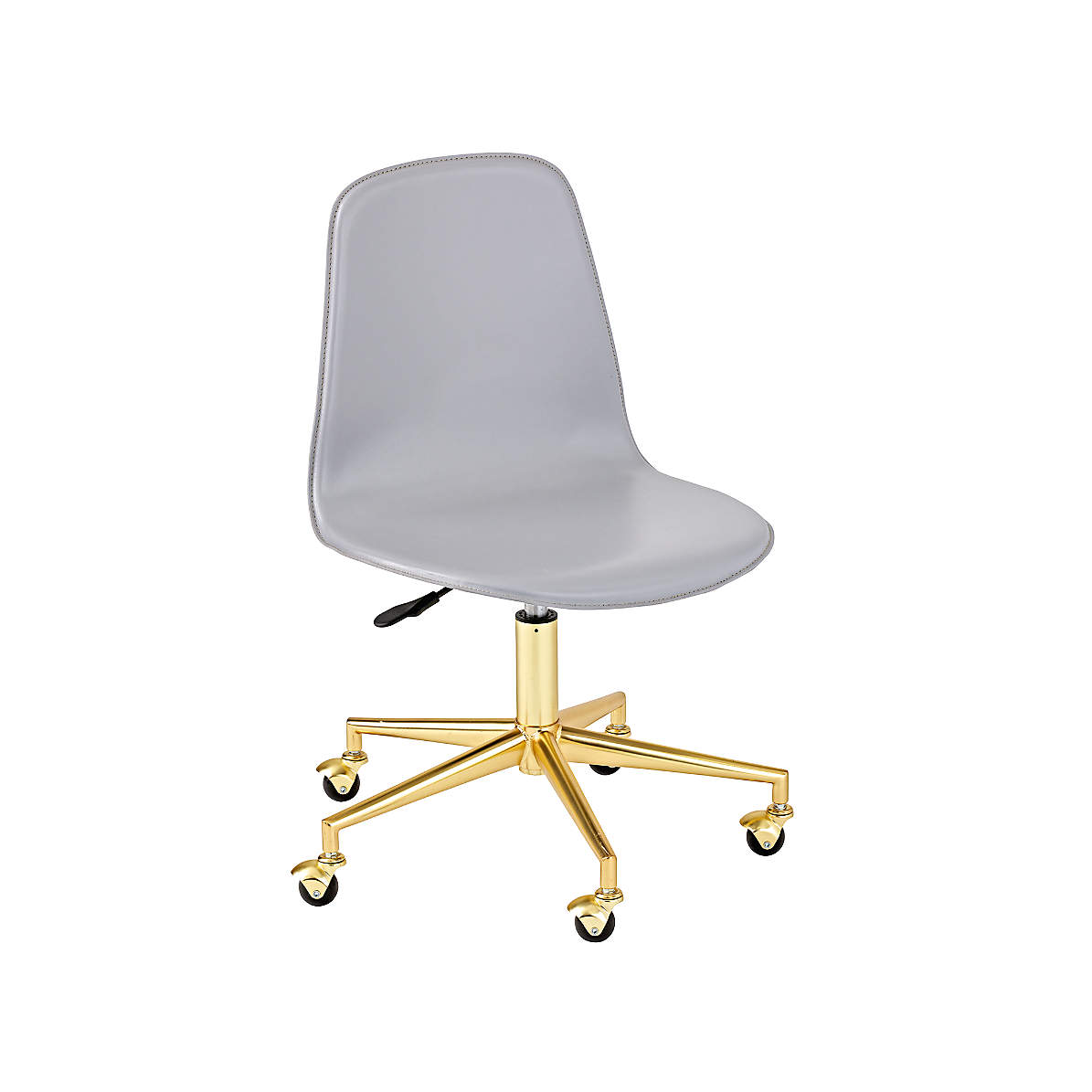 Grey and rose store gold desk chair