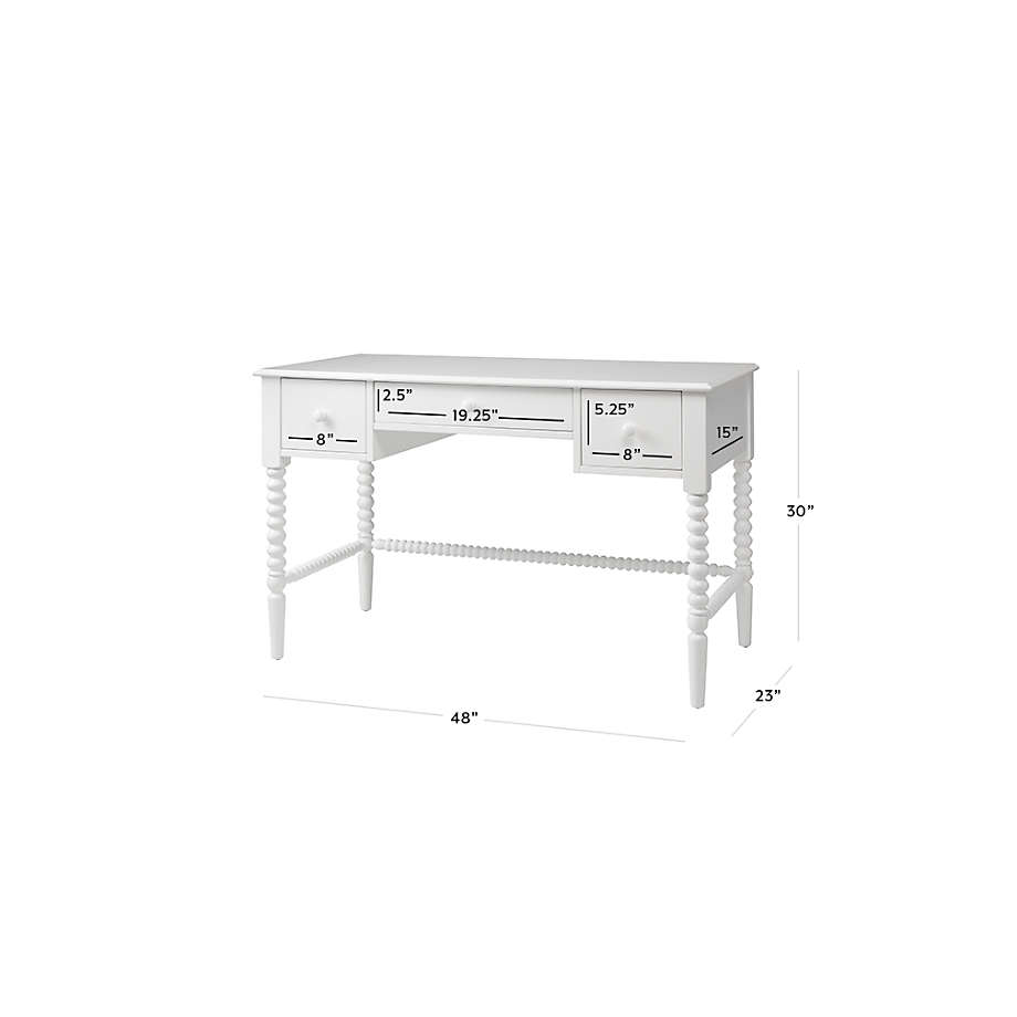 Zoomie Kids Balen 47.2 Art Desk with Hutch White 44H X 47W X 25D