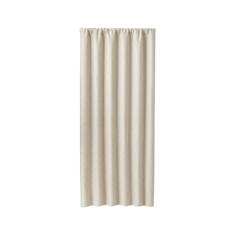 Desmond Silver/Cream 50"x84" Curtain Panel