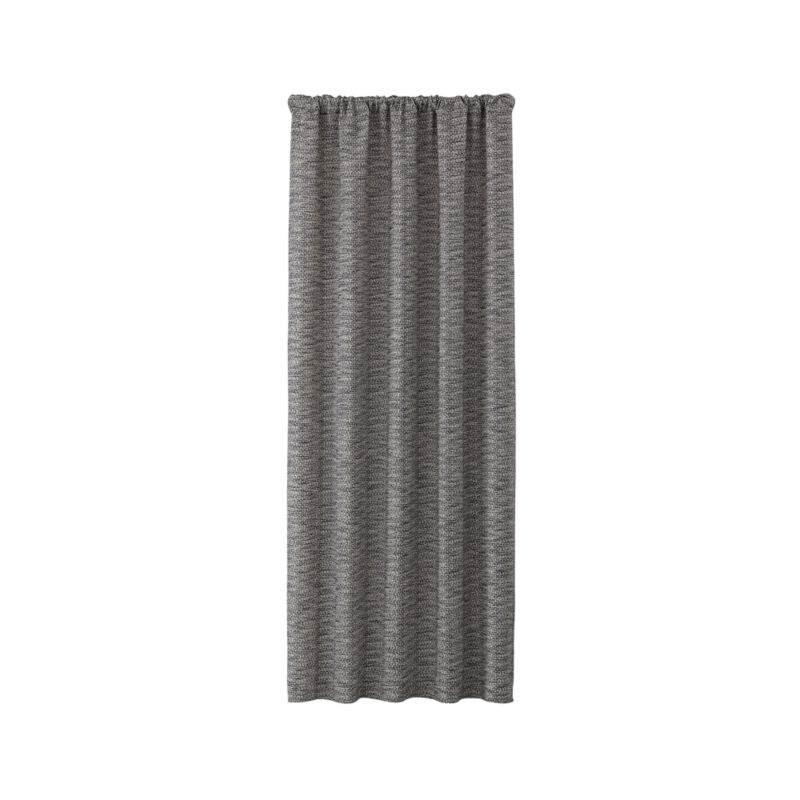 Desmond Dark Grey Cotton Curtain Panel 50x84