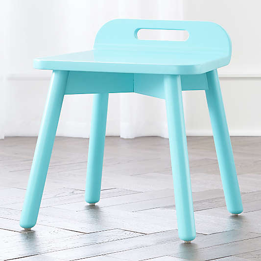 Devon Light Blue Play Stool