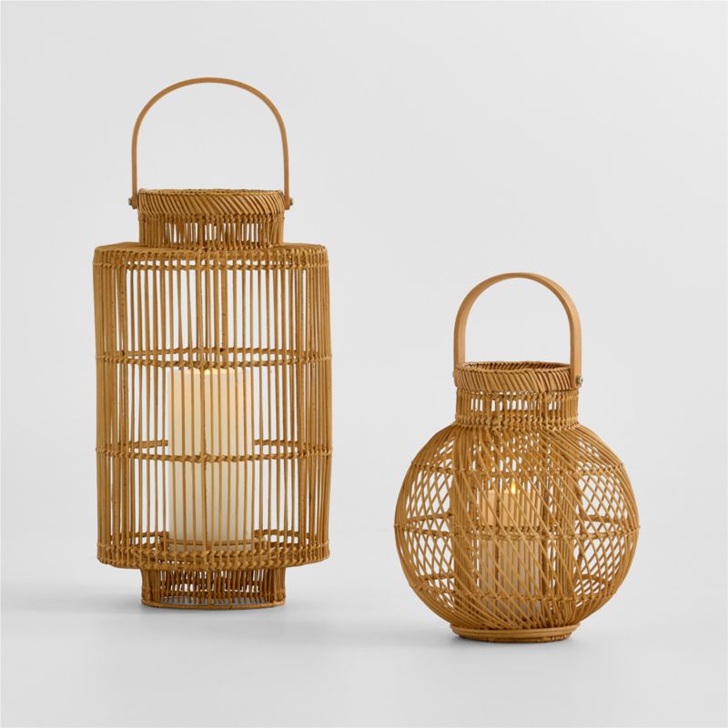 Devonport Small Woven Round Lantern 12" - image 1 of 4