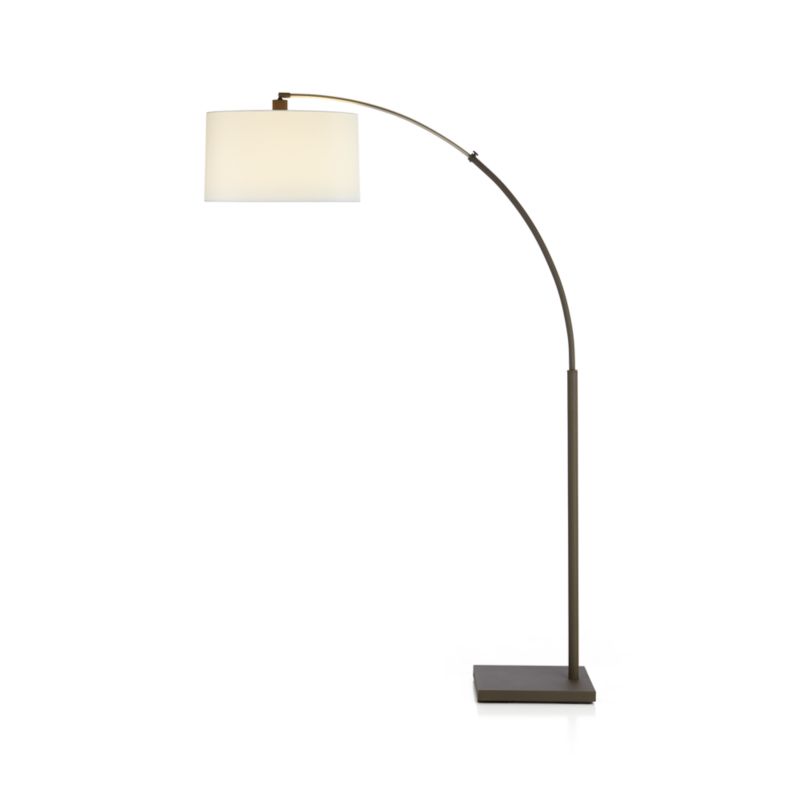 Dexter Arc Floor Lamp with White Shade - image 10 of 17