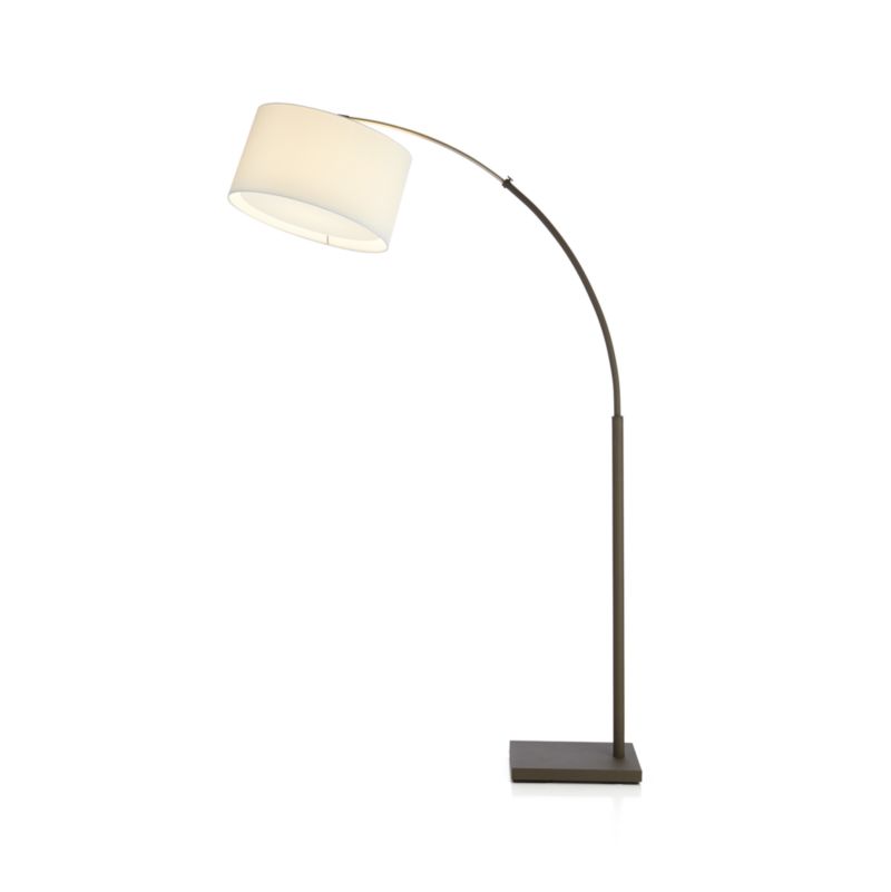 Dexter Arc Floor Lamp with White Shade - image 11 of 17