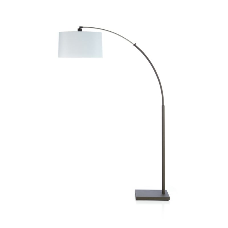 Dexter Arc Floor Lamp with White Shade - image 9 of 17