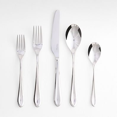 View Diamond Bevel Mirror 5-Piece Flatware Place Setting details