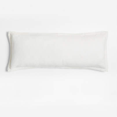 54x20 Diamond Linen White Body Pillow Cover by Jake Arnold