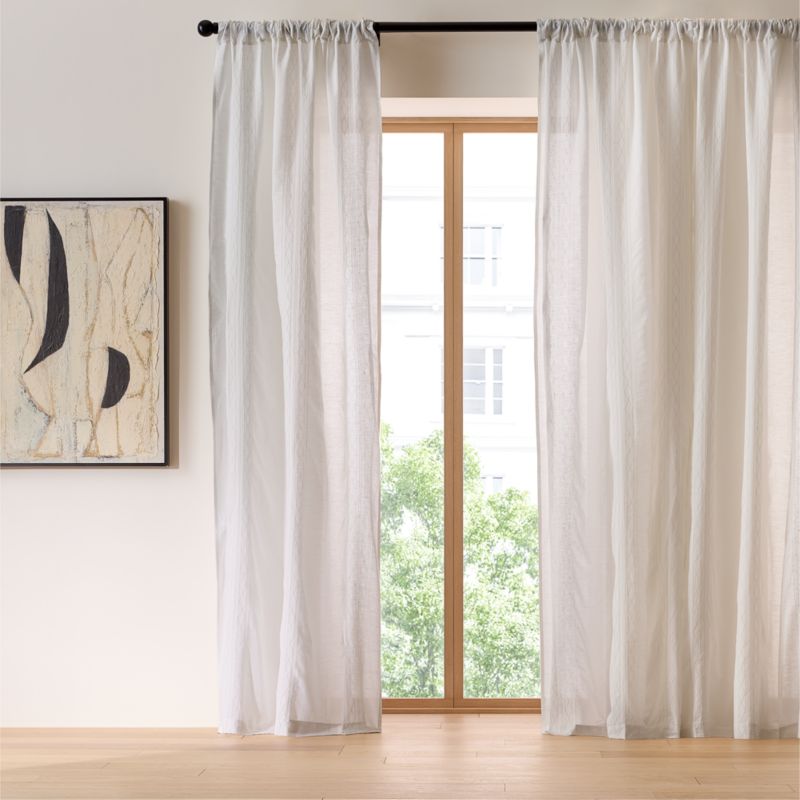 1.5" Black 28"-48" Rod with Large Round Finial - image 5 of 6