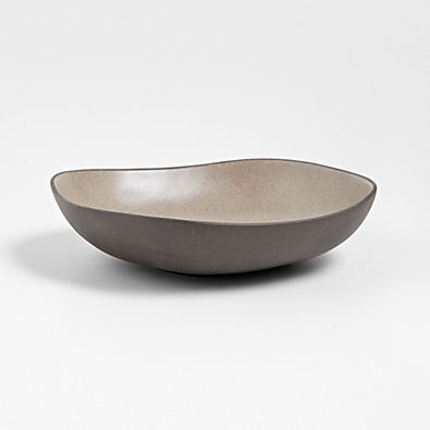 View Didi Natural Recycled Clay Low Bowl by Eric Adjepong details