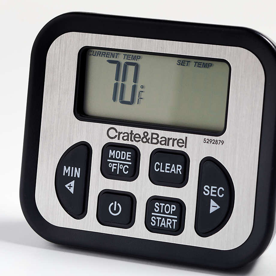 Crate & Barrel by Taylor Digital Wired Probe Thermometer + Reviews