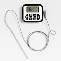 Digital Wired Probe Thermometer | Crate & Barrel