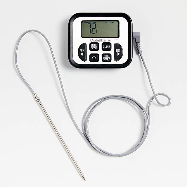 Digital Probe Thermometer with Wired Probe