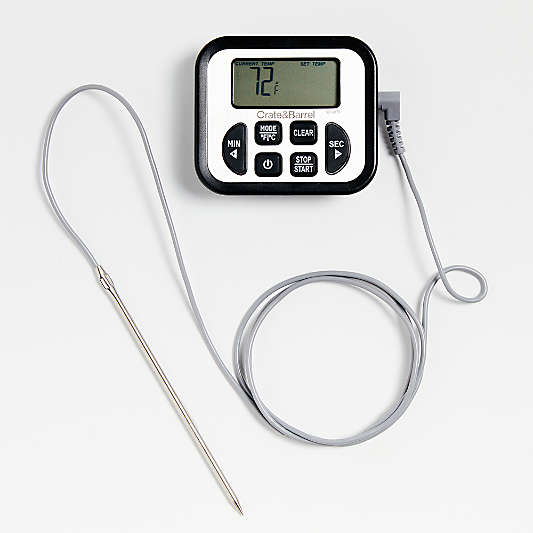 Crate & Barrel Digital Wired Probe Thermometer