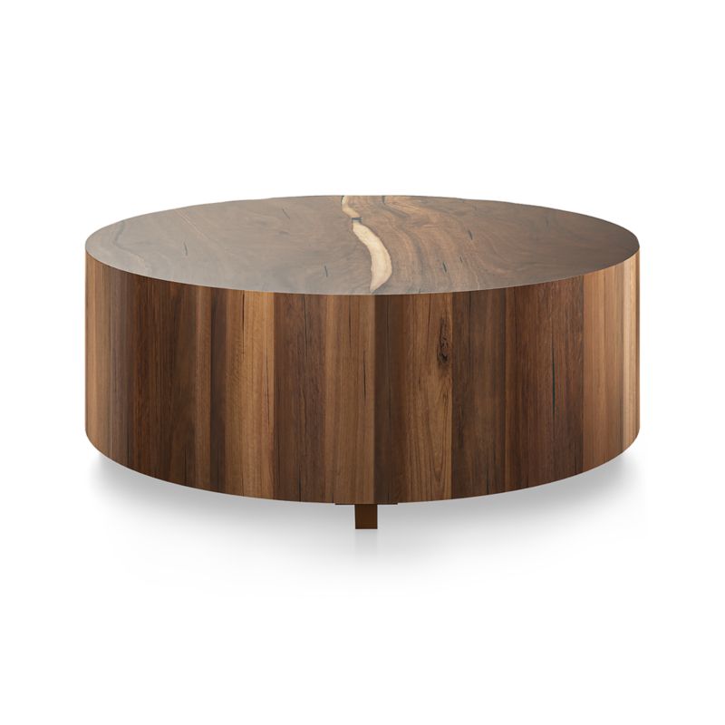 Dillon Natural Yukas Wood 40" Round Coffee Table