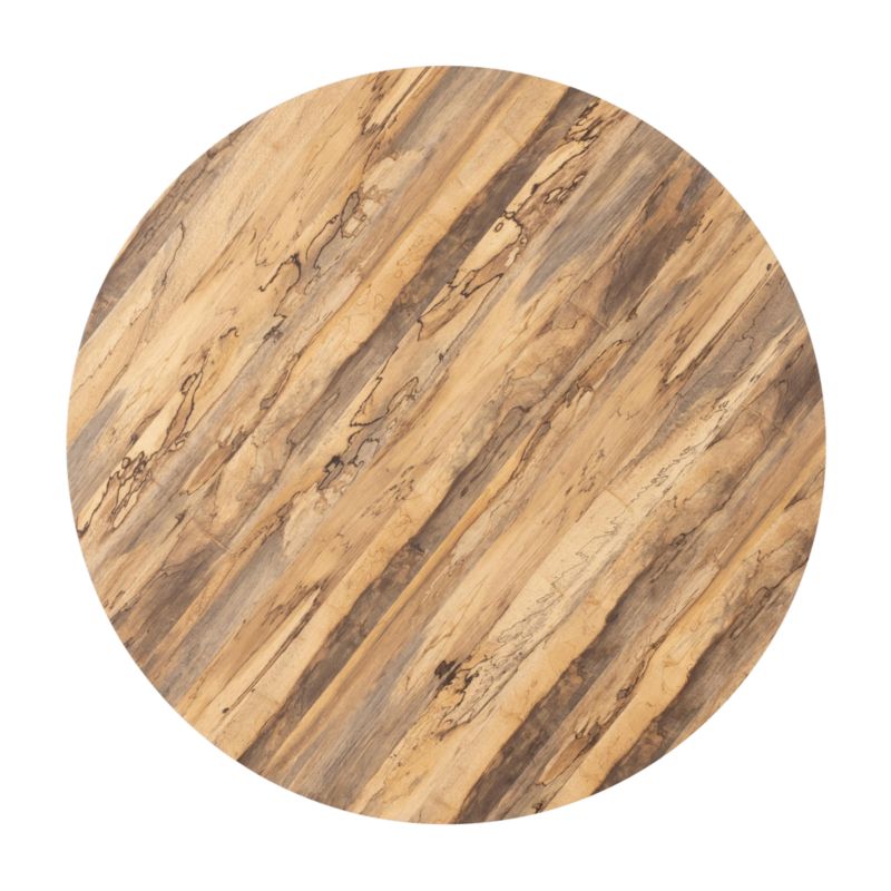 Dillon Spalted Primavera Wood 55" Round Coffee Table