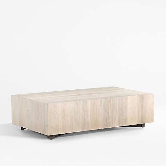 Dillon Ashen Walnut Wood 53" Rectangular Coffee Table