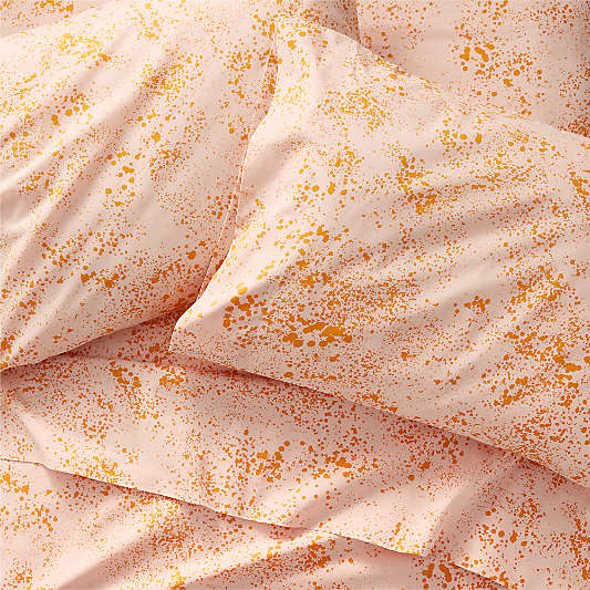 Dinah Kids Organic Pink Full Sheet Set