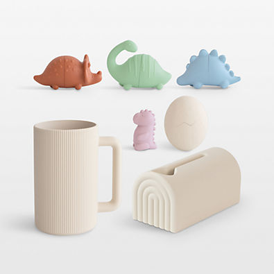 View Mushie Dino Baby Bath Essentials Kit details