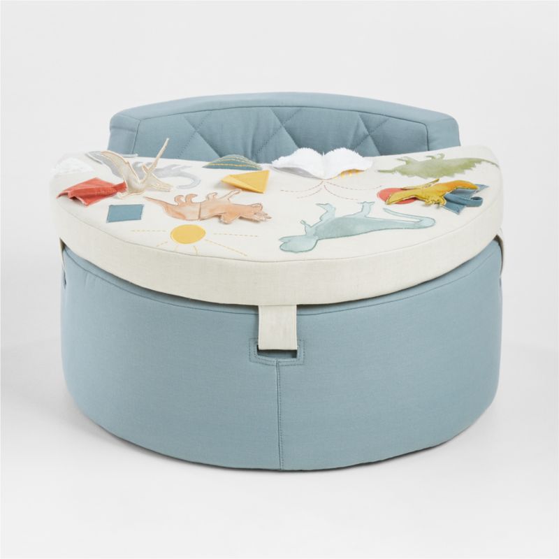 Clay Heart Organic Cotton Baby Changing Pad Cover by Leanne Ford