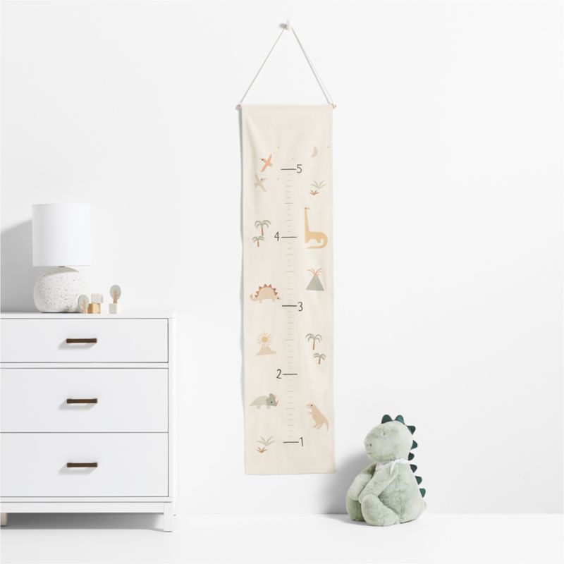 Dinosaur Canvas Personalized Kids Growth Chart - image 1 of 5