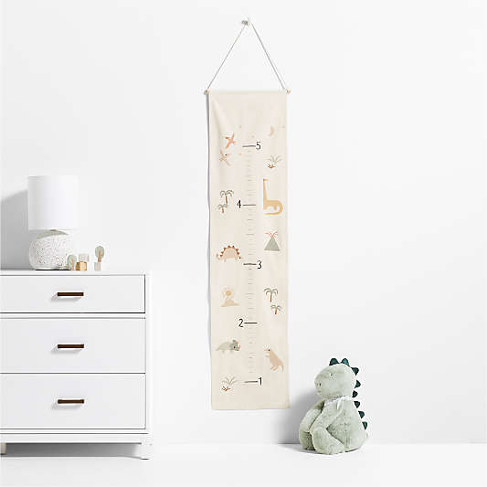 Dinosaur Canvas Personalized Kids Growth Chart