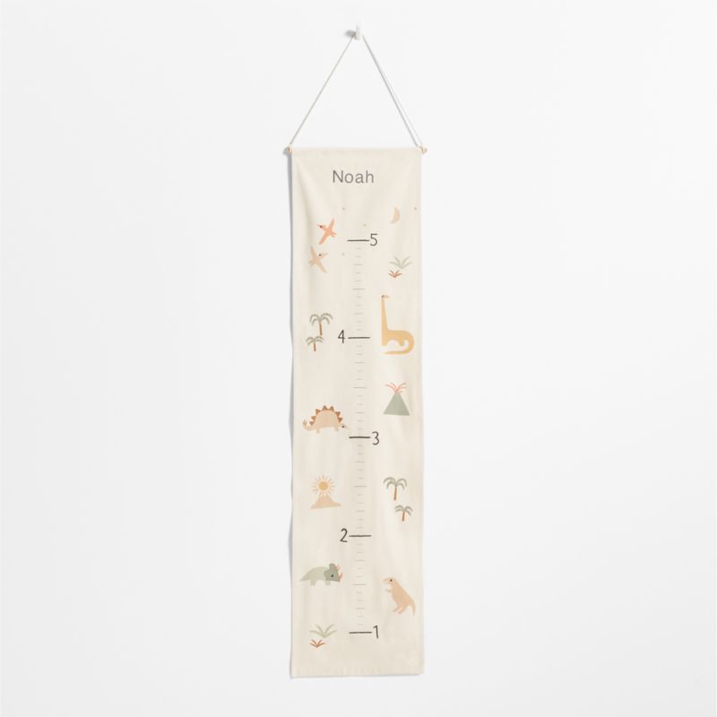 Dinosaur Canvas Personalized Kids Growth Chart - image 0 of 5