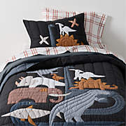 Wheely Cool Embroidered Kids Twin Quilt