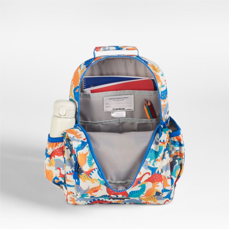 Dinosaur Party Medium Kids Backpack with Side Pockets - image 10 of 15