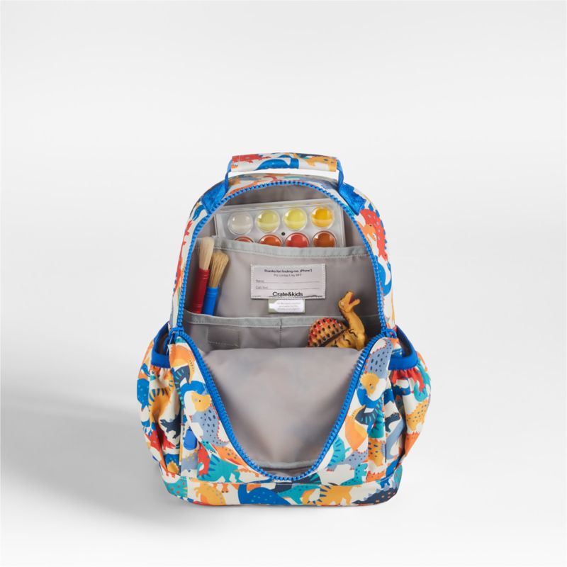 Dinosaur Party Small Kids Backpack with Side Pockets - image 8 of 13