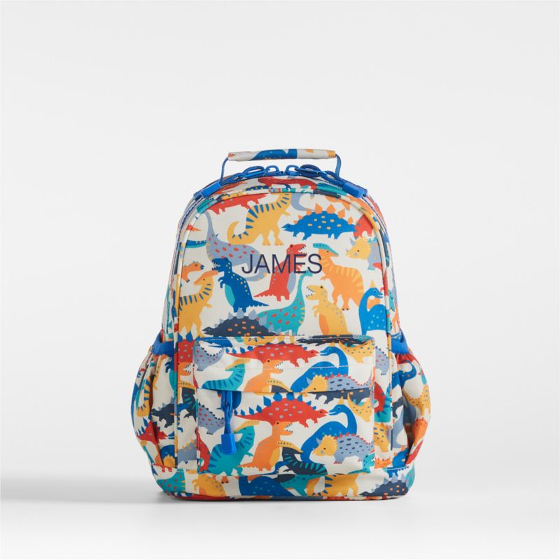 Dinosaur Party Small Kids Backpack with Side Pockets - image 0 of 13