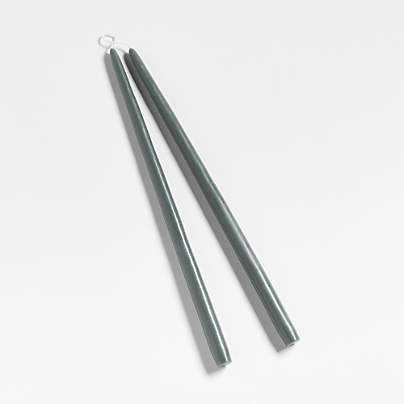 Duck Green 18" Dipped Taper Candles, Set of 2