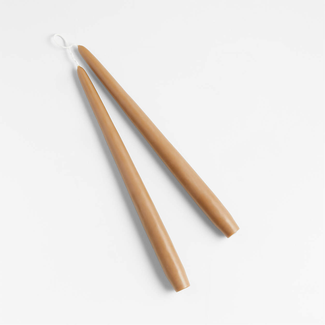 Dipped Bronze Taper Candles, Set of 2 + Reviews Crate & Barrel