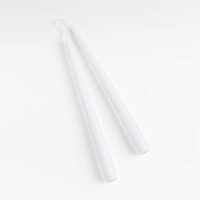 Milano Clear Glass Taper Candle Holders, Set of 3