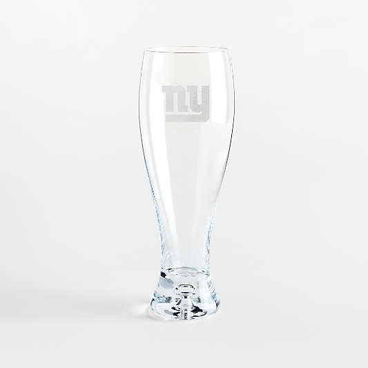 NFL New York Giants Direction 17-Oz. Hand-Blown Pilsner Beer Glass, Set of 4