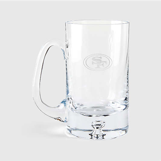 NFL San Francisco 49ers Direction 22-Oz. Hand-Blown Beer Mug, Set of 4