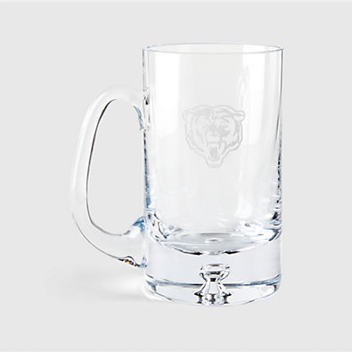 View NFL Chicago Bears Direction 22-Oz. Hand-Blown Beer Mug, Set of 4 details