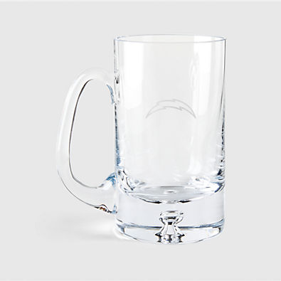View NFL Los Angeles Chargers Direction 22-Oz. Hand-Blown Beer Mug, Set of 4 details