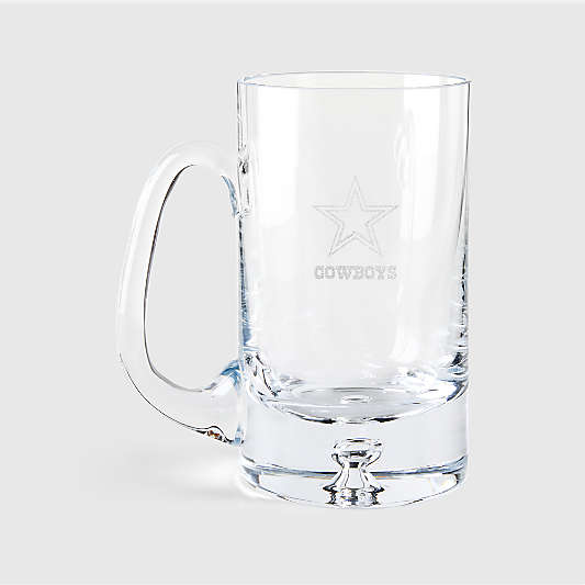 NFL Dallas Cowboys Direction 22-Oz. Hand-Blown Beer Mug, Set of 4
