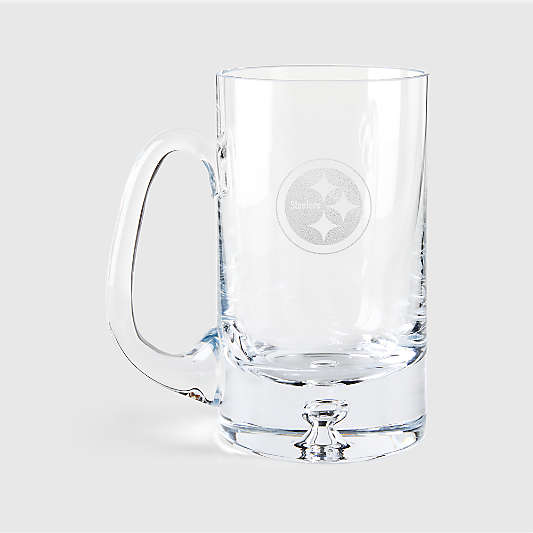 NFL Pittsburgh Steelers Direction 22-Oz. Hand-Blown Beer Mug, Set of 4