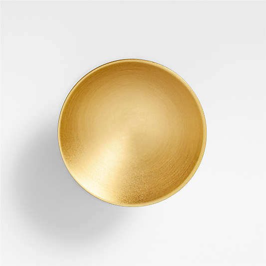 Dish Brass Knob