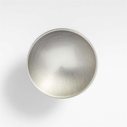 Dish Brushed Nickel Knob