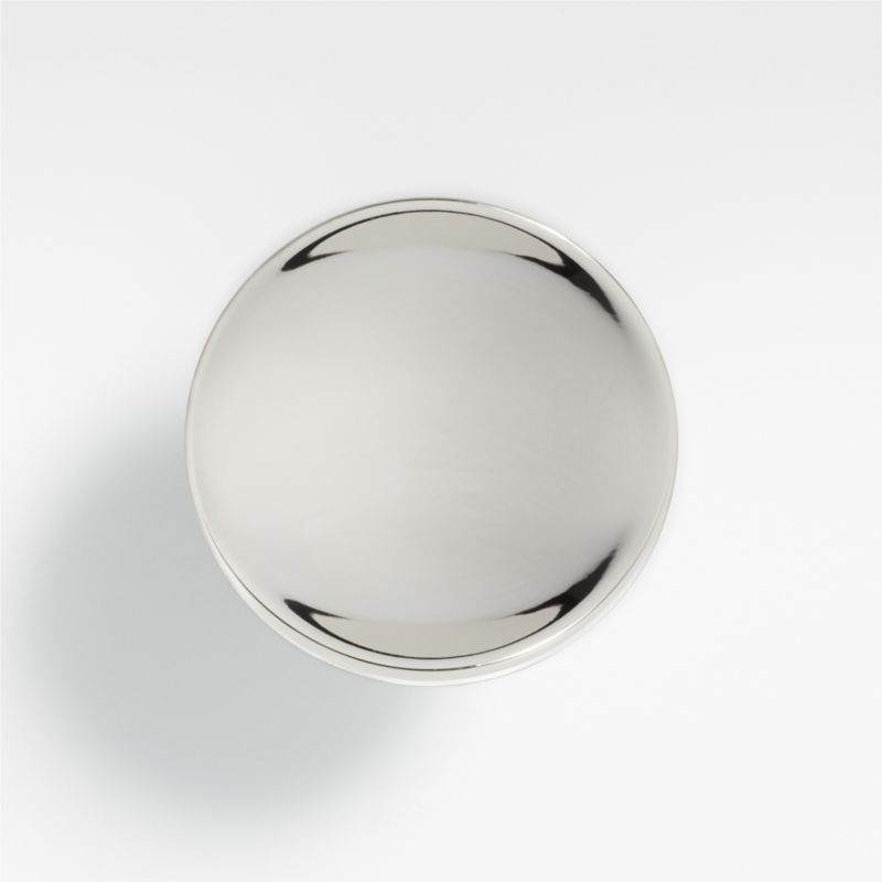 Dish Polished Nickel Knob