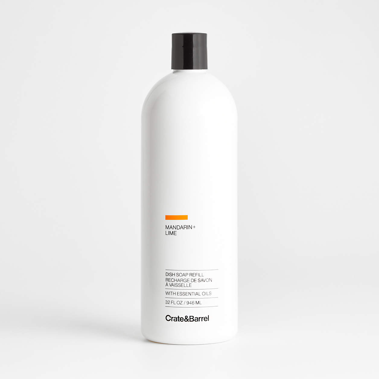 32-Oz. Mandarin + Lime Vegan Dish Soap Refill + Reviews | Crate & Barrel