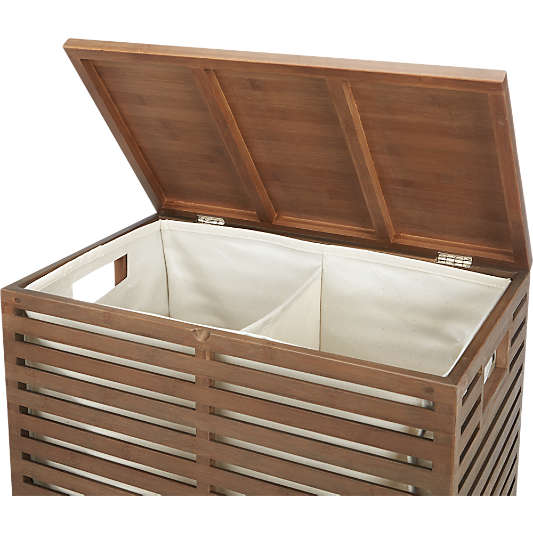 Dixon Bamboo Hamper with Liner