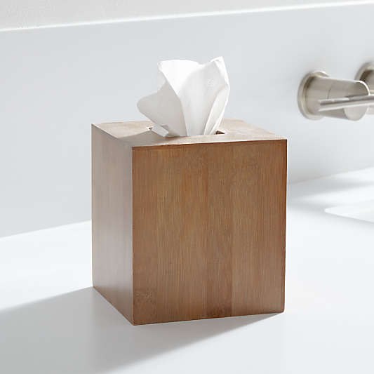 Dixon Bamboo Tissue Box Cover