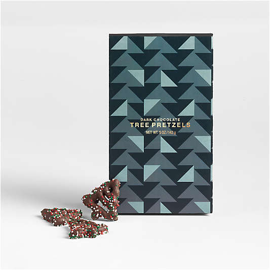 Dark Chocolate Tree Pretzel Single-Serve Tent Box