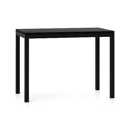 Parsons Black Marble Top/ Dark Steel Base Dining Tables