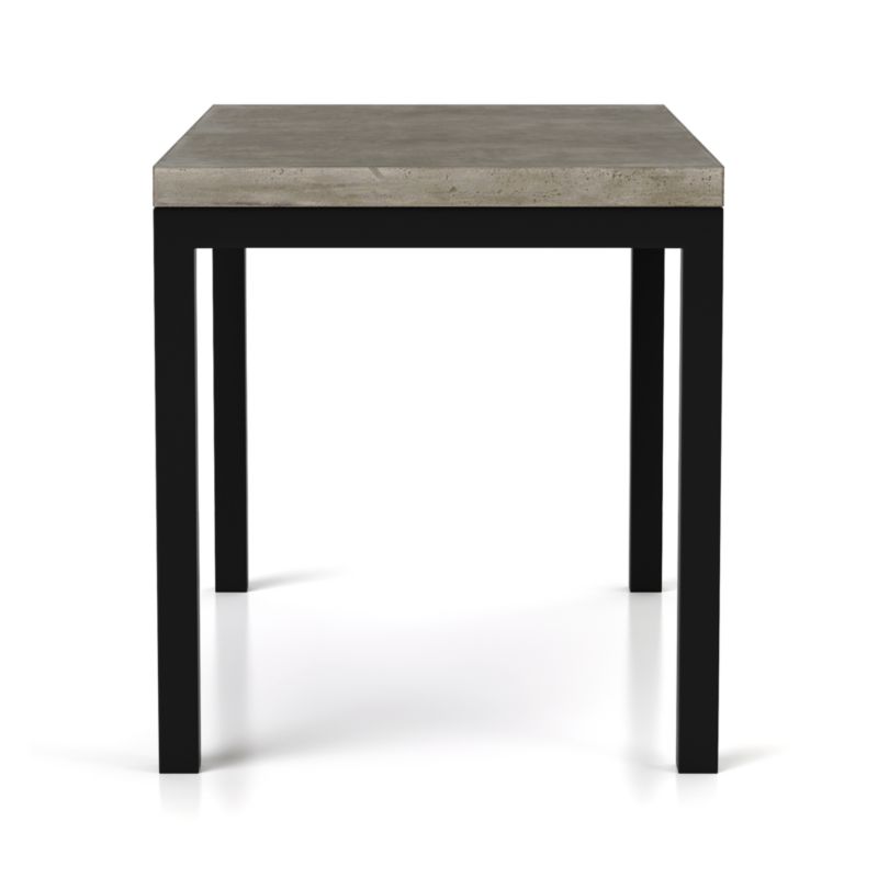 Parsons Concrete Top/ Dark Steel Base 48x28 Dining Table - image 10 of 15